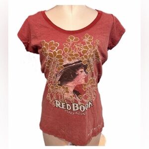 Red Graphic Women's Top